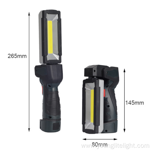 Multi function magnetic rechargeable folding work light